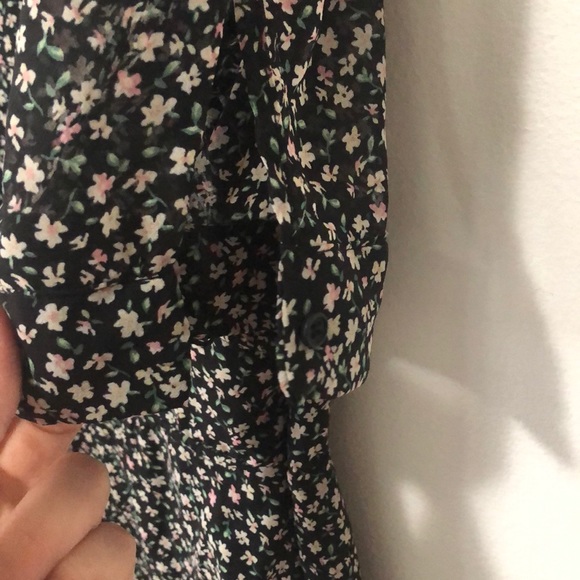 Black floral Summer Dress - Picture 4 of 5